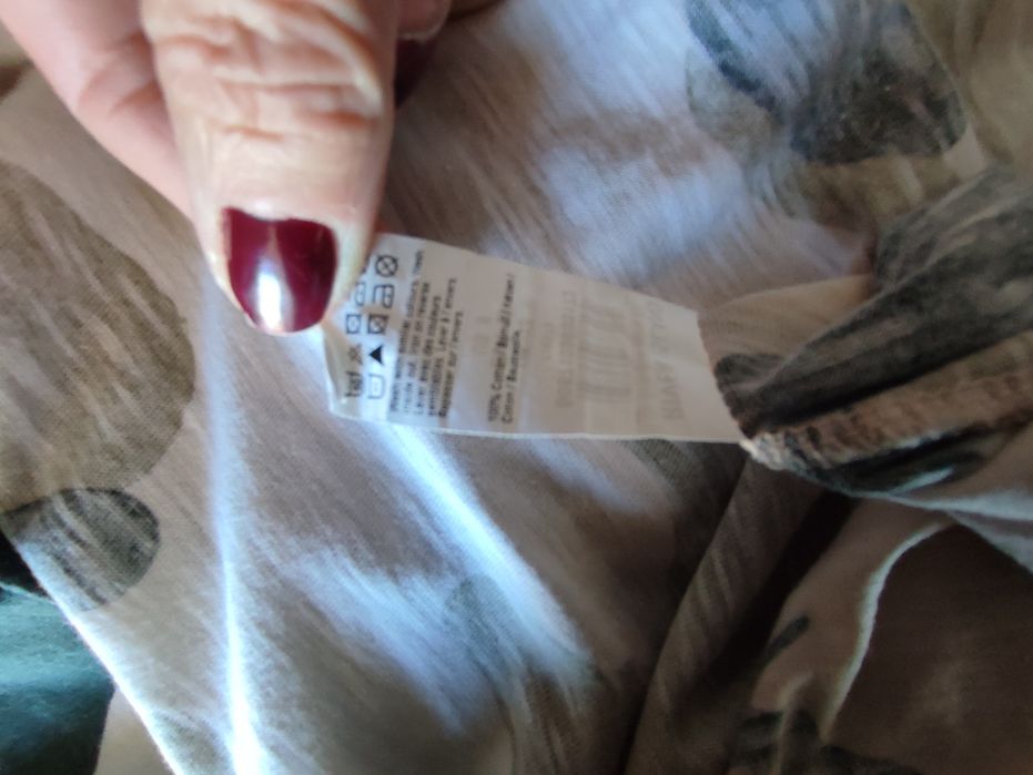 Bluzka damska zielono- beżowe more marki River island roz M