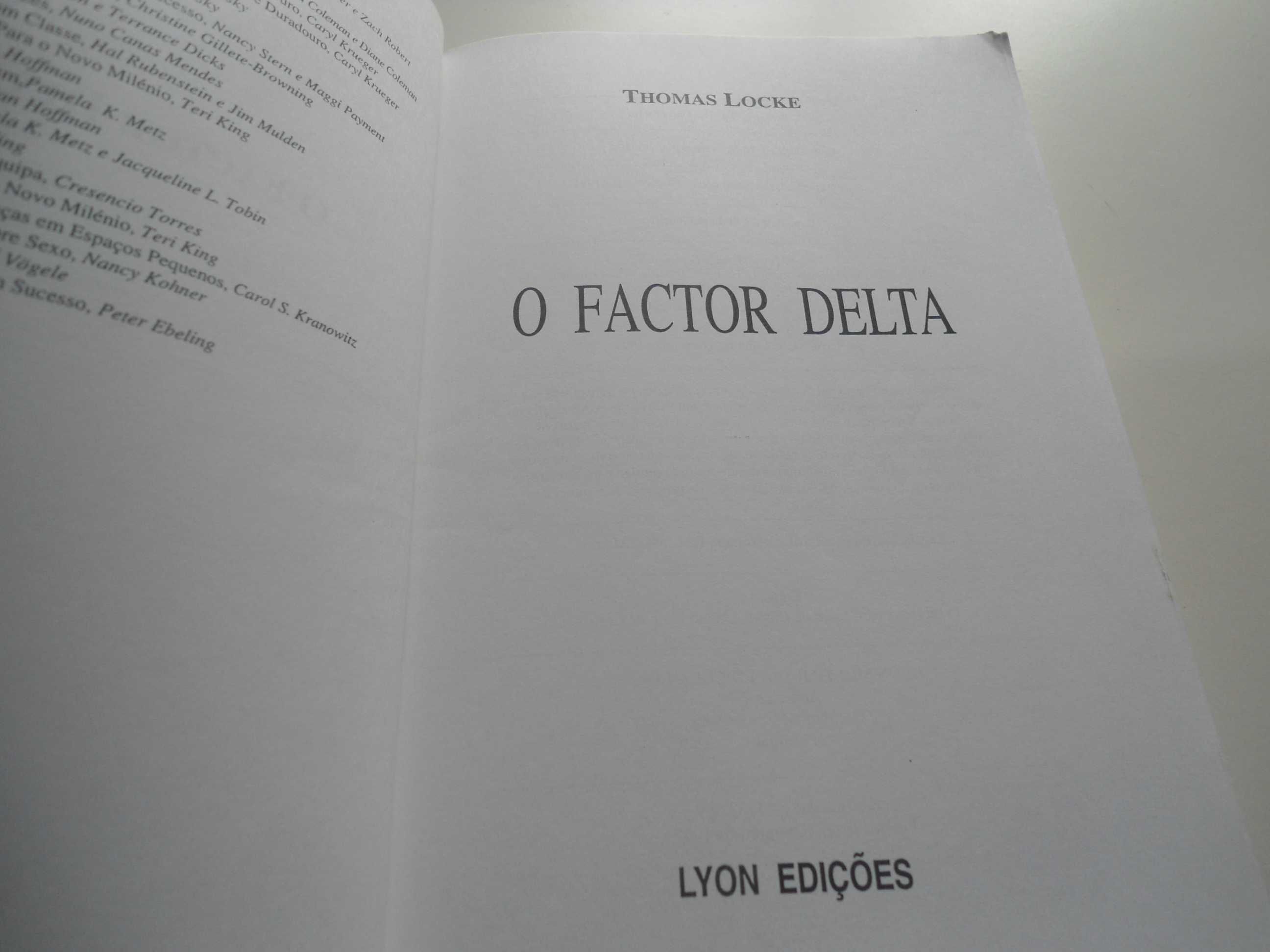 O Fator Delta por Thomas Locke (1997)