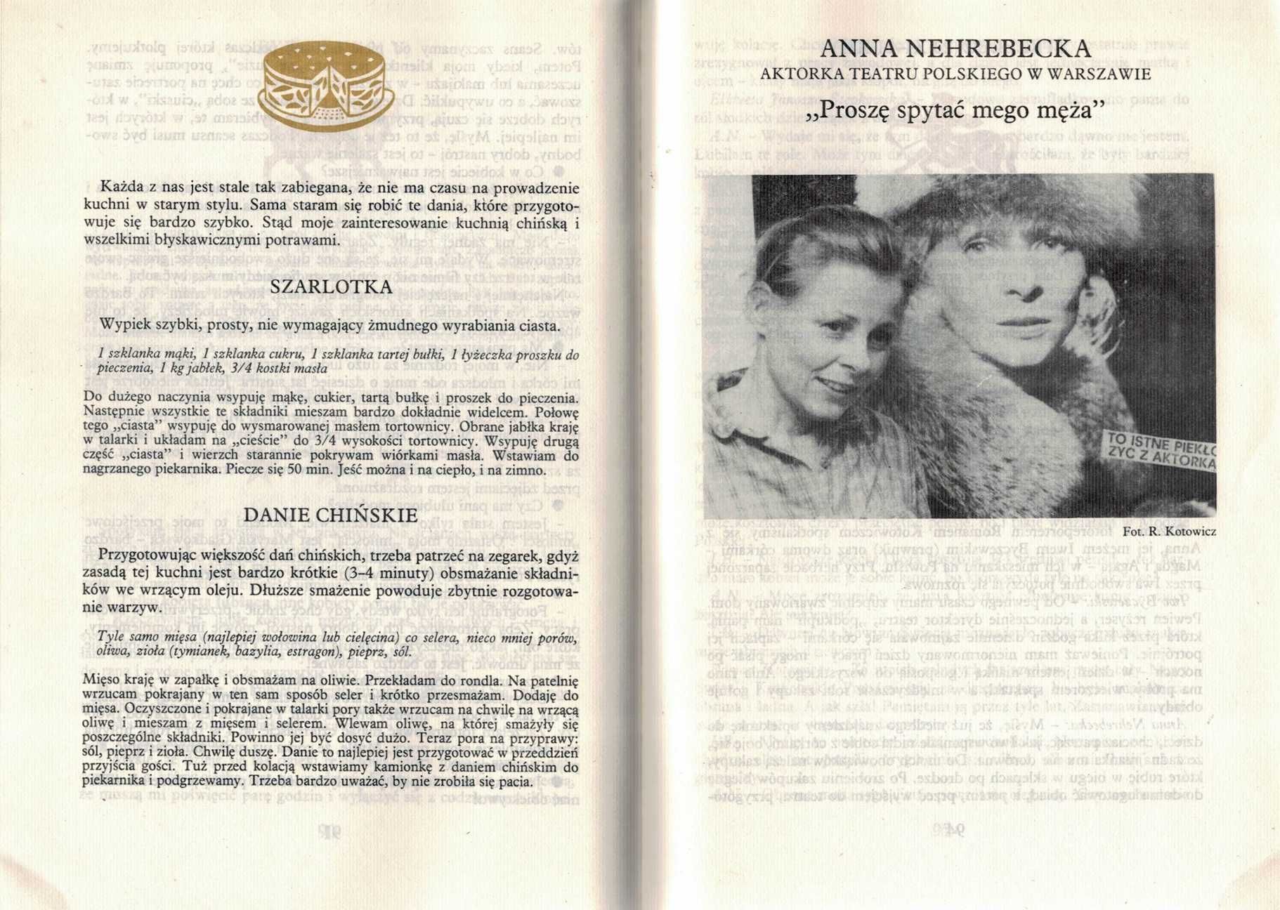 Gwiazdy gotują dla nas El. Junosza Stępkowska, Ewa Skórska