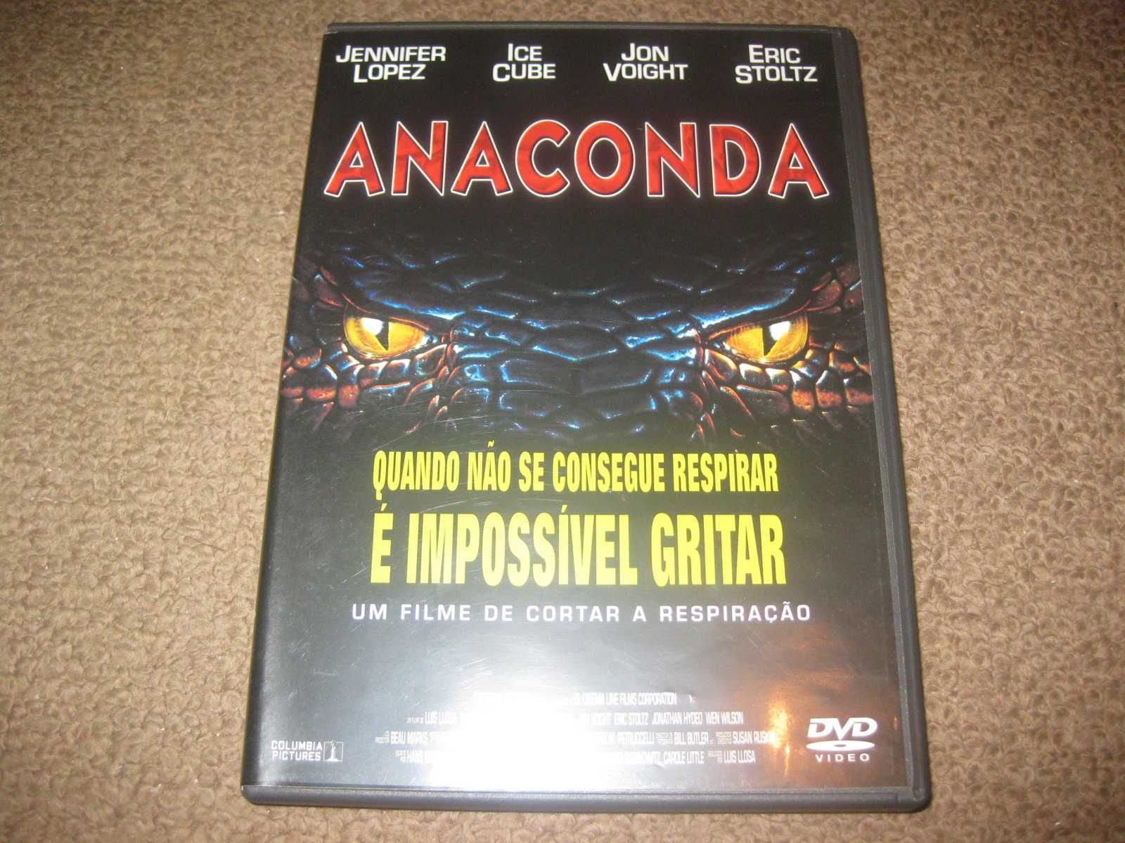 DVD "Anaconda" com Jennifer Lopez/Raro!