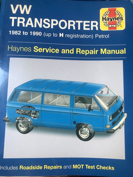 Vw t3 Livro Haynes - Reparação 1982 a 1990