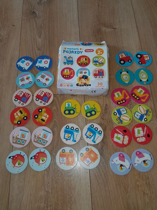 Zestaw: Czu czu memorki i puzzle,  Stolik majsterkowicza Clementoni