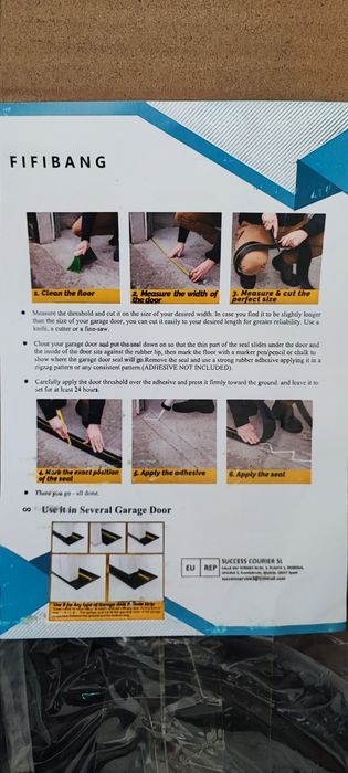 Комплект уплотнителя для гаражних воріт fifibang