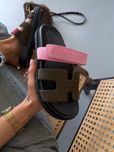 р37-41 Шльопанці Hermes Chyrpe Chèvre Velours