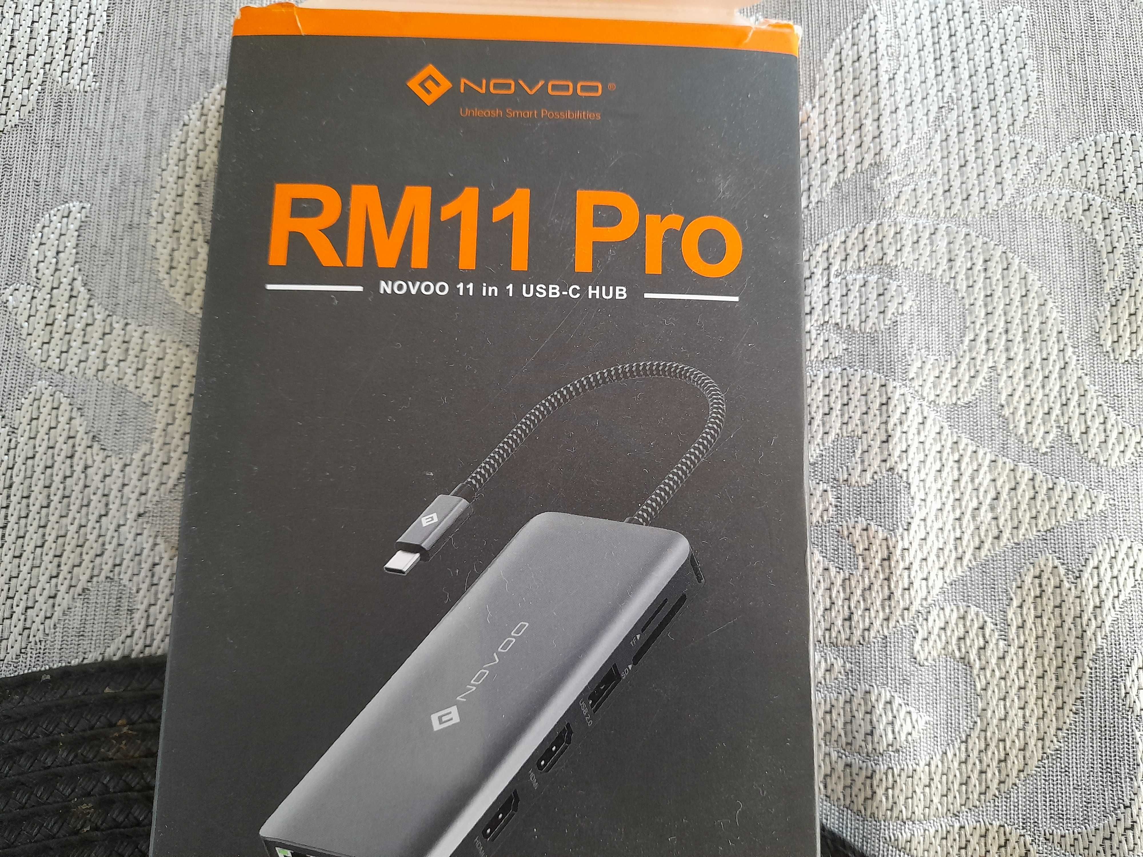 Hub USB NOVOO RM11 Pro 11 w 1 USB-C