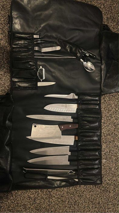 Vendo estojo comoleto de facas