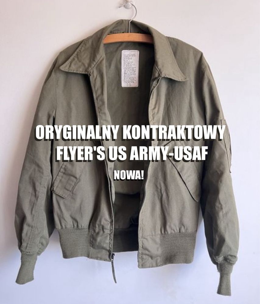 Nowa! US Army CVC Lightweight Flyers Slim/Long, oryginalna bomberka!