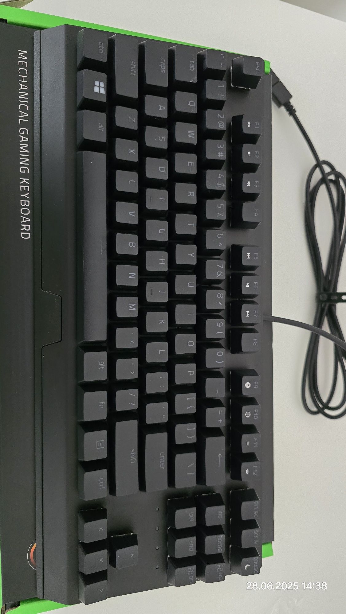Klawiatura mechaniczna Razer BlackWidow V3 Tenkeyless Yellow Switch