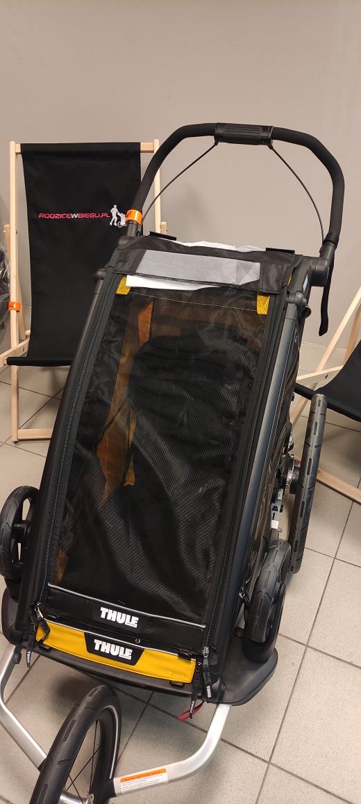 moskitiera pojedynczej przyczepki rowerowej Thule Chariot