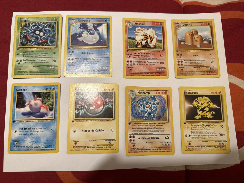 Pokemon Cartas - 1ª edição -  1999 wizards