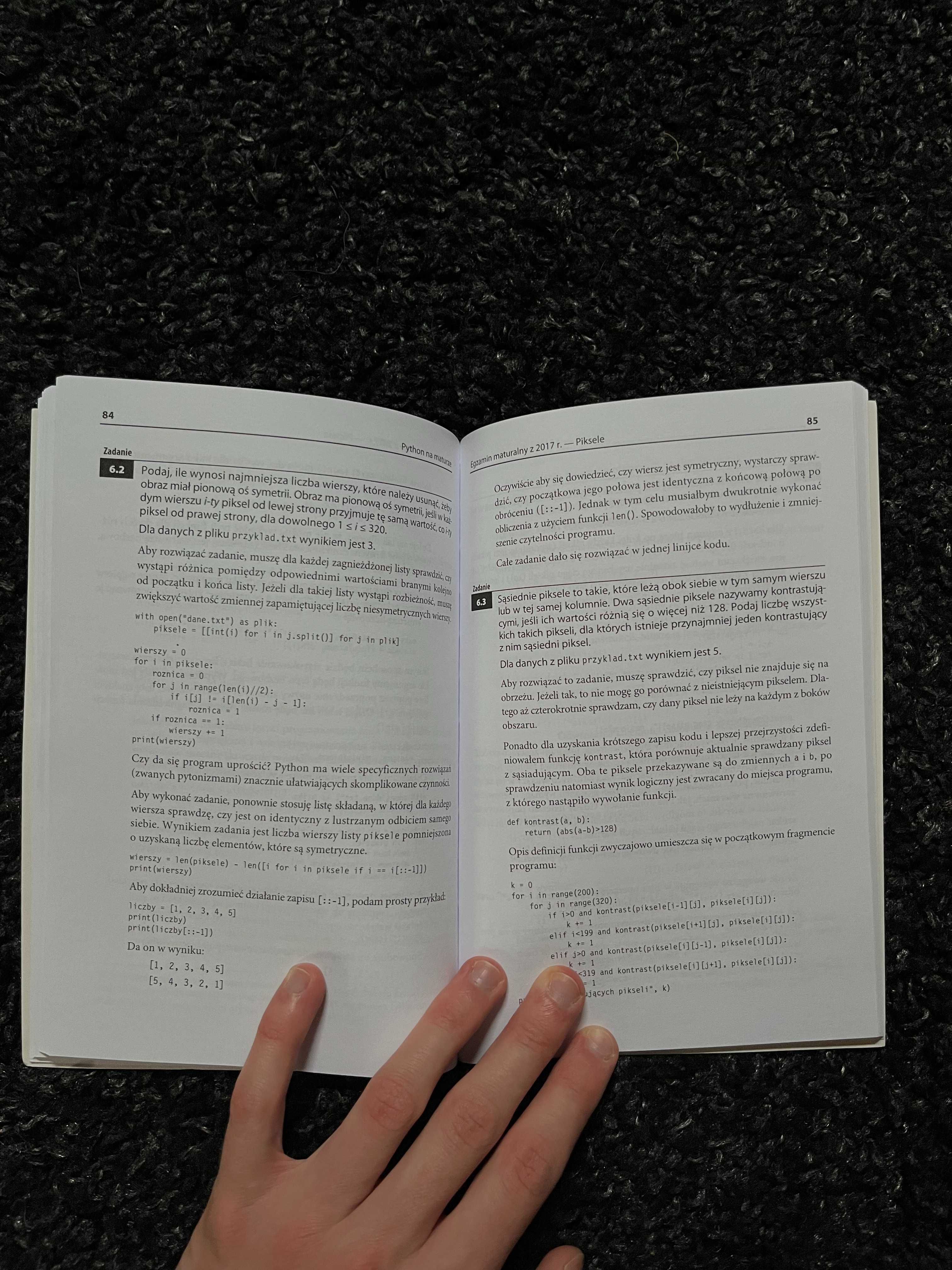 Python na maturze Rozwiązania i analiza wybranych zadań (HELION)
