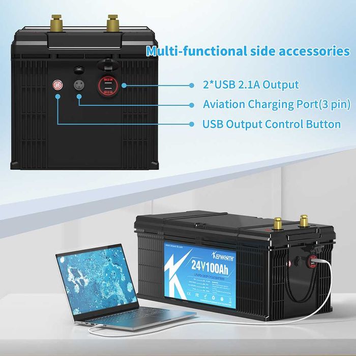 Акумулятор  Kepworth LiFePo4 12V 30Ah 100AAh
