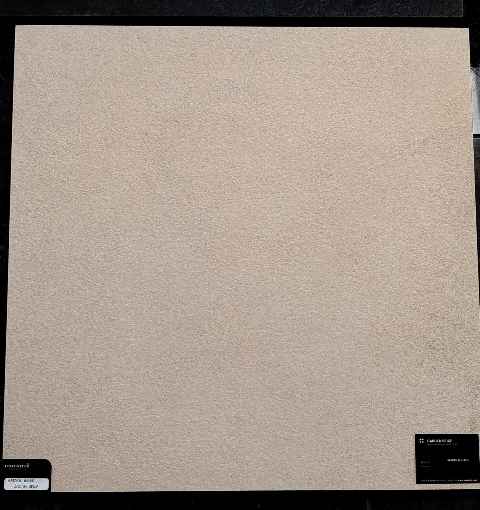 Płyta tarasowa GARDEN BEIGE 20mm 2cm Beżowa gresowa 60x60 Super cena!