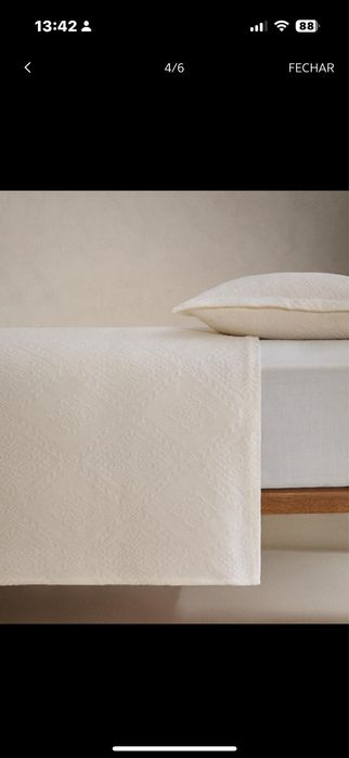 Colcha Algodão Desenho Geométrico ZARA HOME