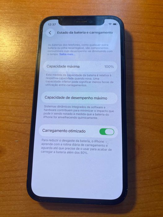 Apple iPhone 12 Mini Preto Desbloqueado Bateria Nova