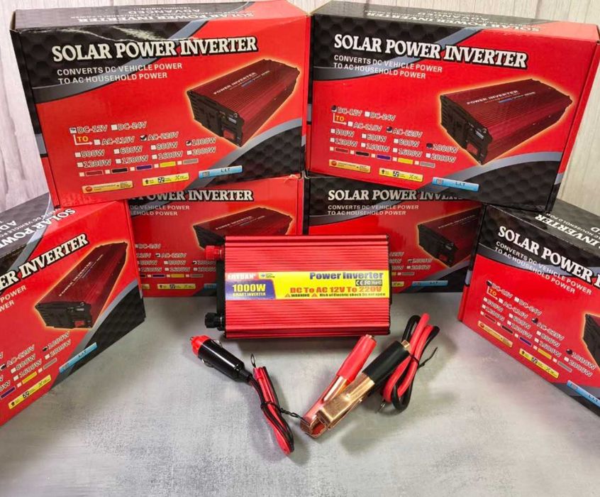 Автомобільний інвертор Power Inverter 12-220 1000W 12V UN-3054