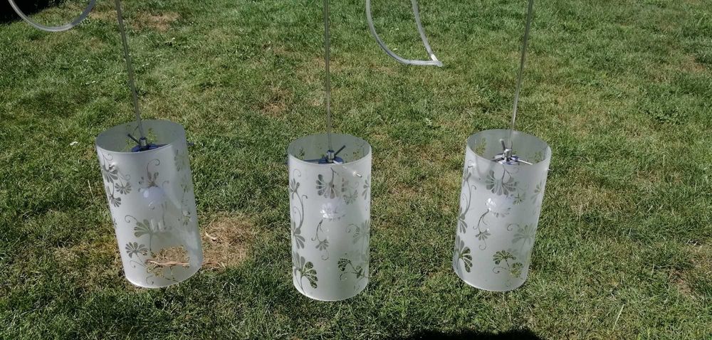 Lampa kuchnna, mleczna.