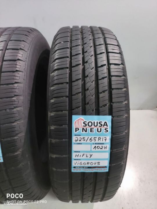 2 pneus semi novos 225-65r17 hifly - Oferta dos portes - 110 Euros