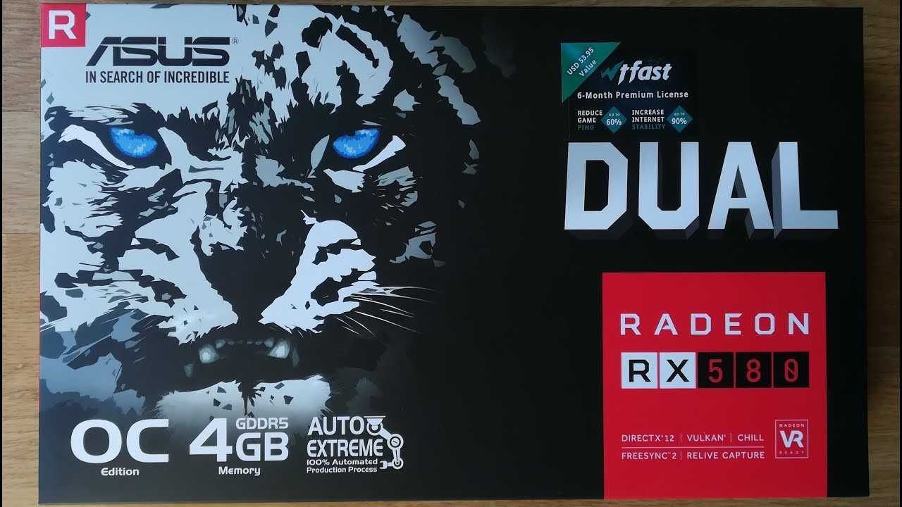 Asus Rx580 4gb Dual