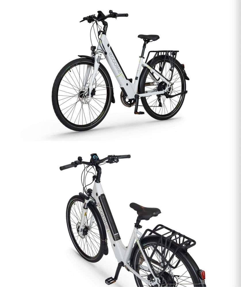 Ecobike X Cross biały 17,5 ah - rower elektryczny