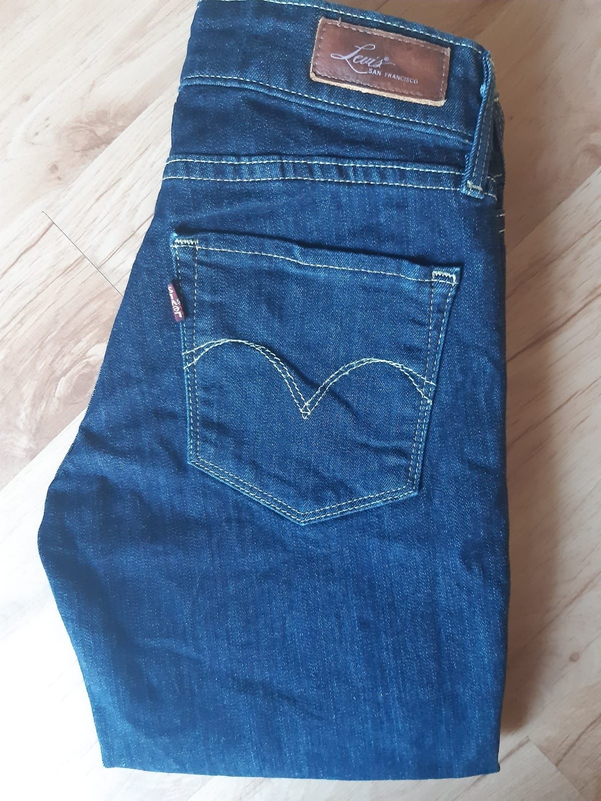 Spodnie jeansowe biodrówki levi's