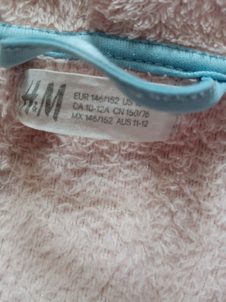 Szlafrok z h&m jednorożec 146