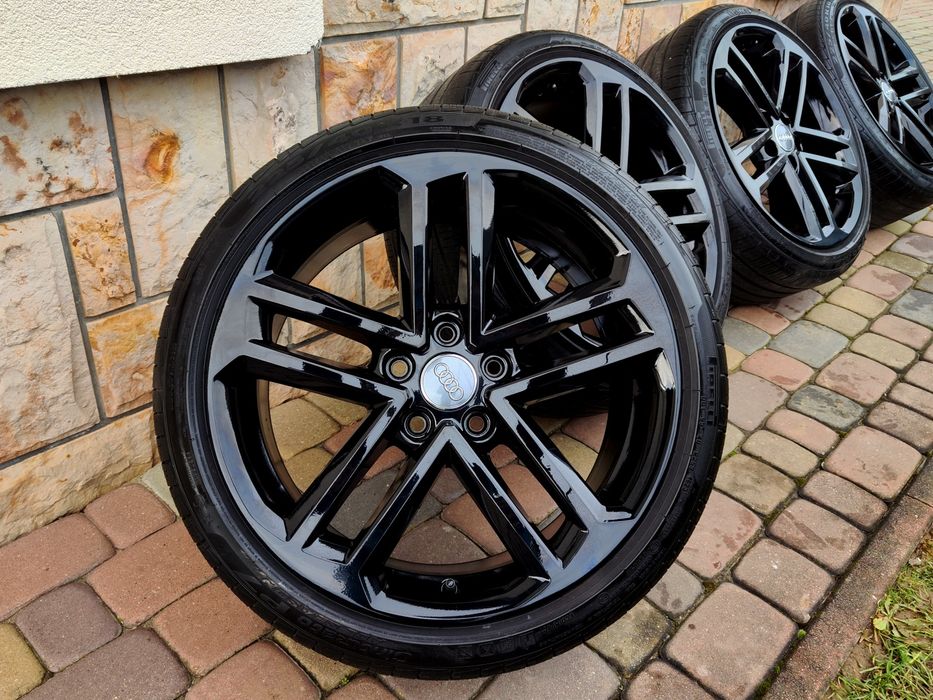 Koła 18 5x112 Oryginał Audi A3 Seat Leon VW Golf /Opony Pirelli 225 40