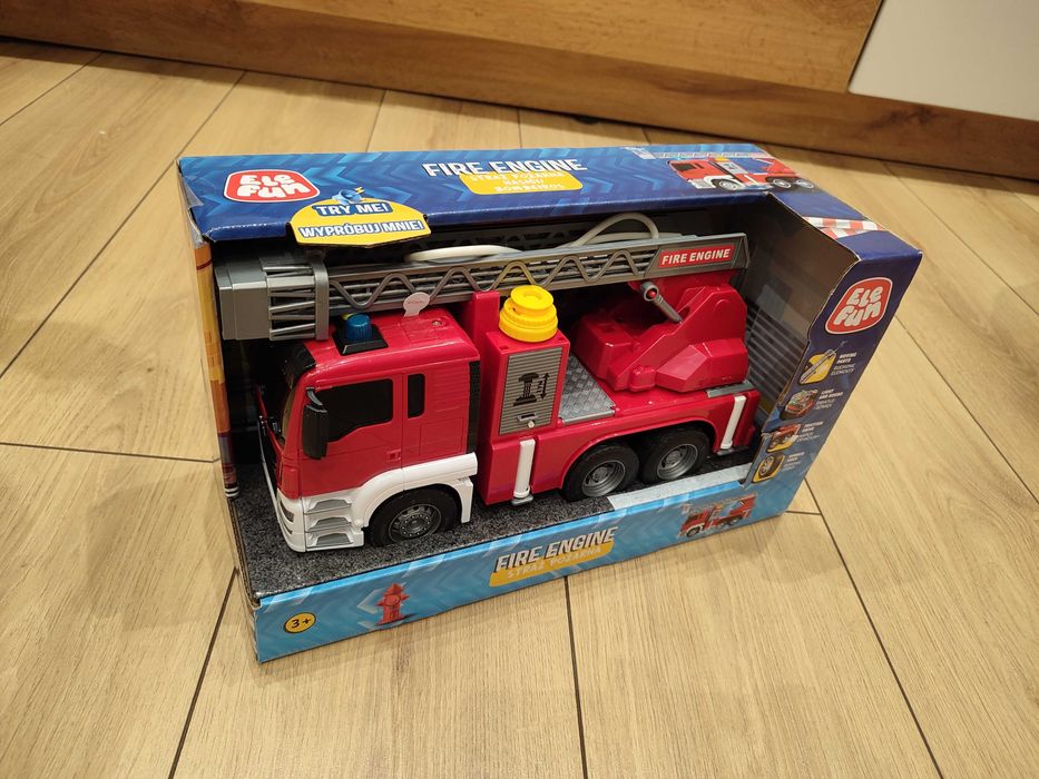 EleFun samochod ciezarowka woz strazacki - światło dźwiek duży