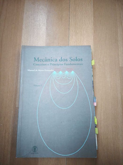 Livro Mecânica dos Solos volume 1 de Manuel matos Fernandes