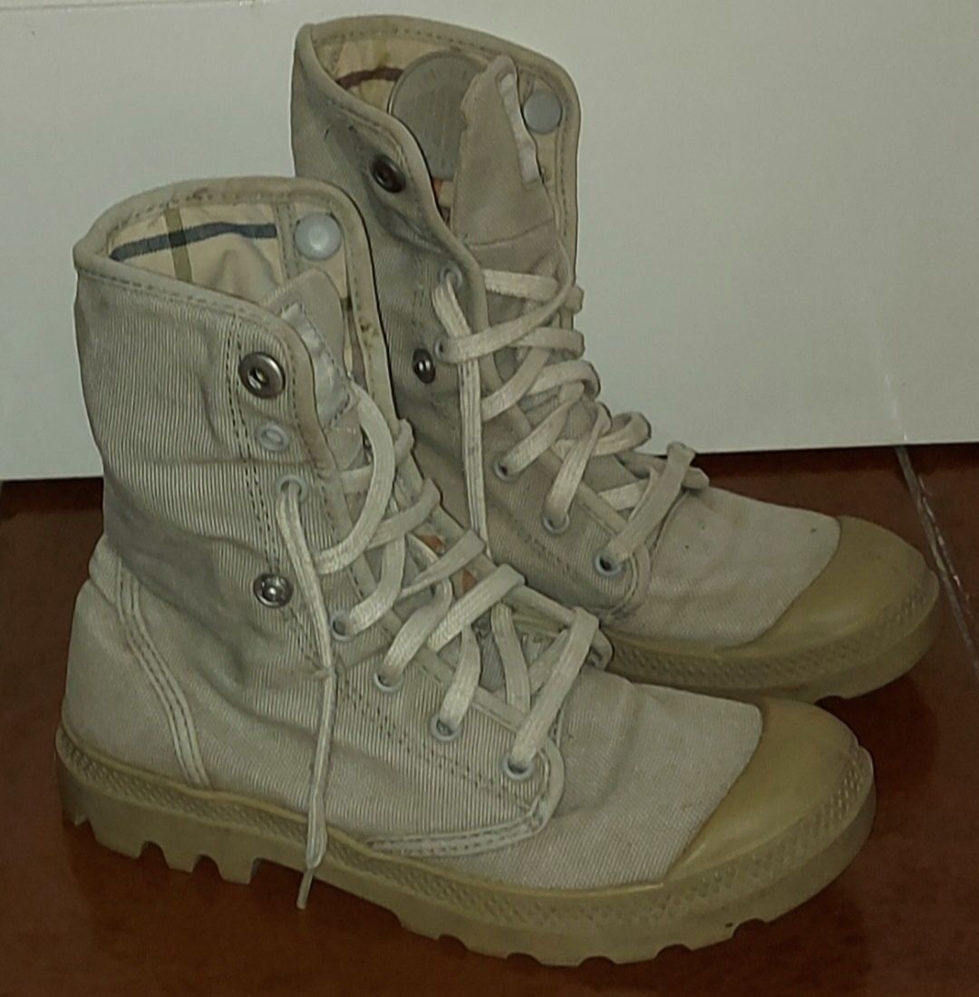 Palladium castanho e/ou branco tamanho 37 : preço mais baixo...