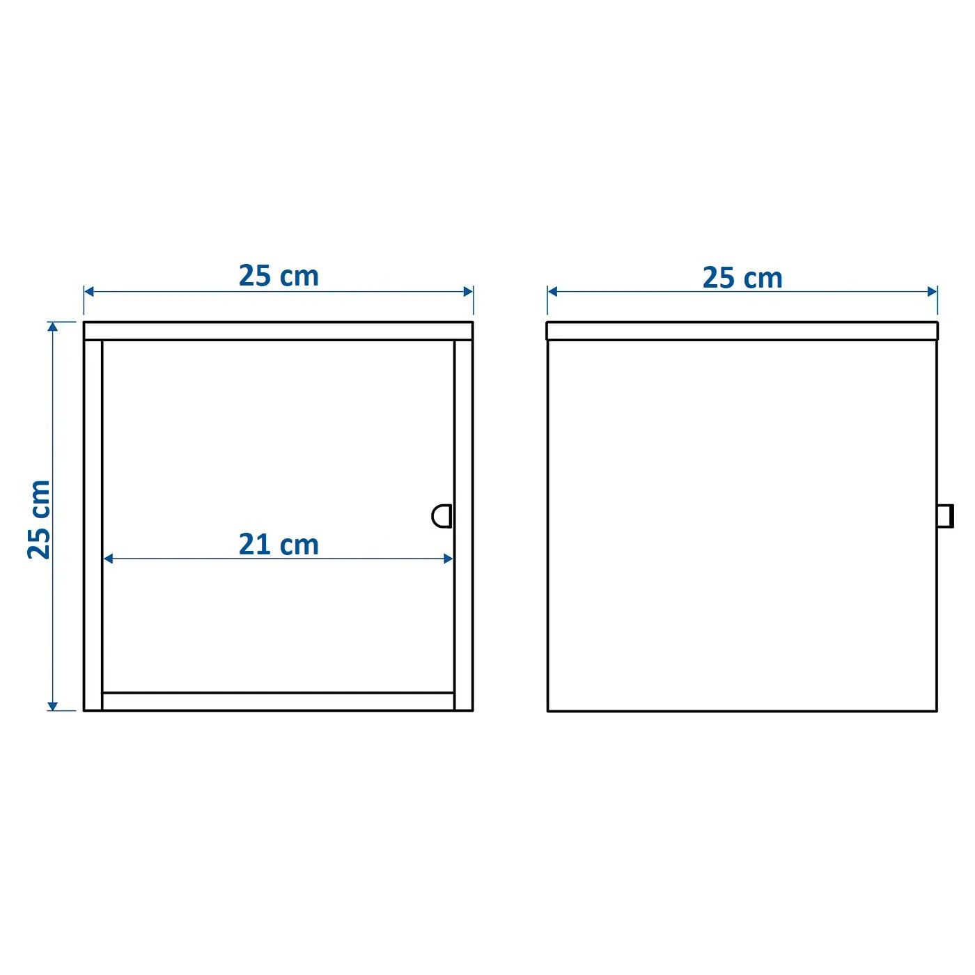 Cubo/armário metálico Ikea Lixhult