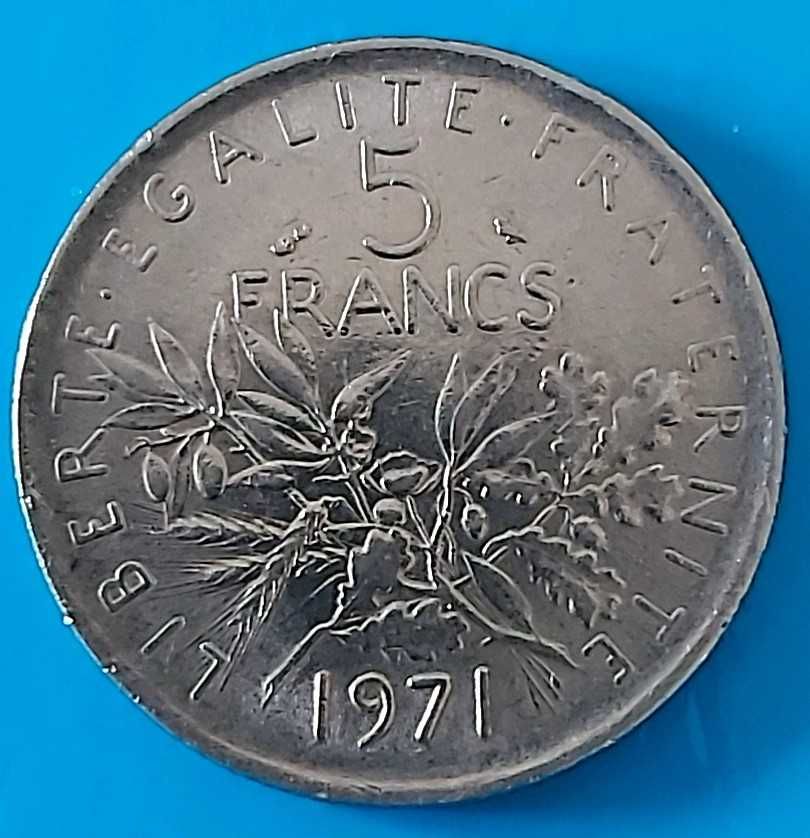 5 Francos de 1971, França