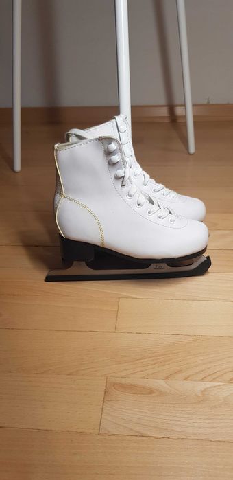 Łyżwy białe, rozmiar 32