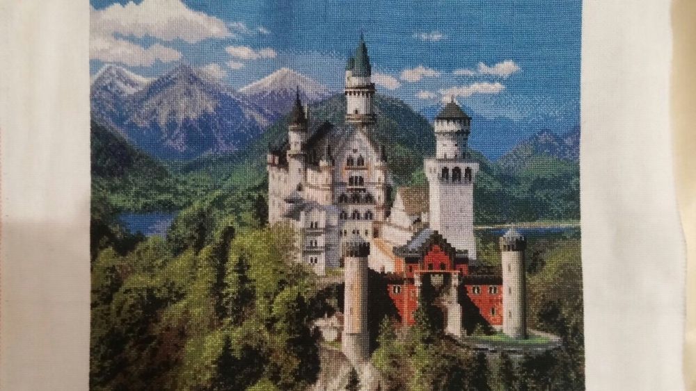 Картина Лебединый замок