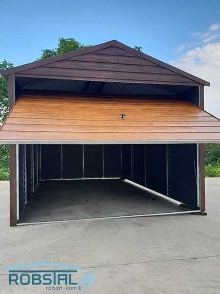 Garaż drewnopodobny 3x5 PREMIUM - WYPRZEDAŻ - Ilość ograniczona