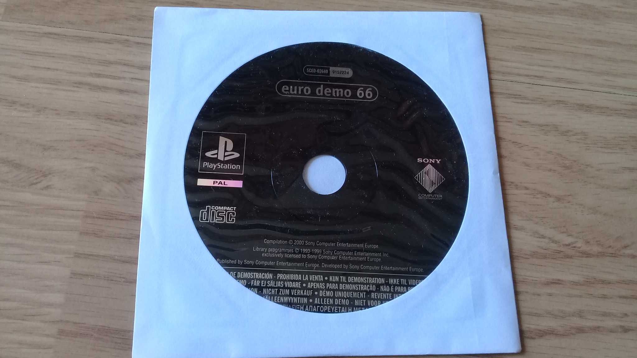 Płyta nr 66 na PlayStation 1 z czasopisma PlayStation Magazyn z lat 90