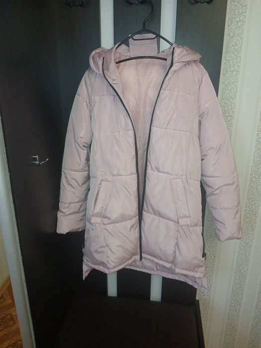 Пуховик для підлітка, пальто, куртка зимова на зріст 150-156 см