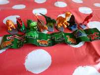 NOWY komplet figurka figurki dinozaur dinozaury miami biedronka tort