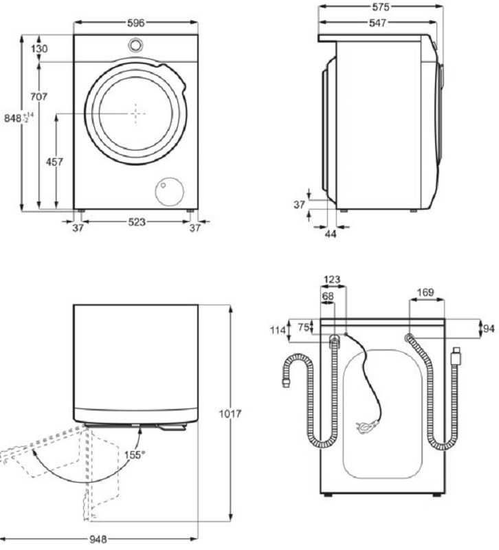 Прально-сушильна машина автоматична Electrolux EW7W368SU