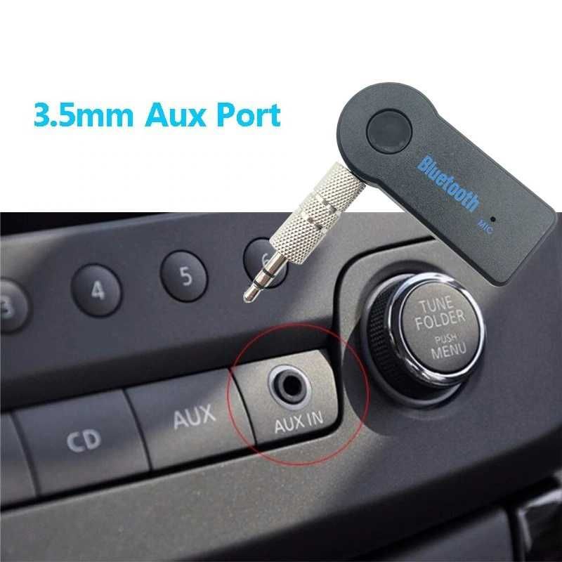 Bluetooth AUX, аудіо адаптер 3.5 мм + зарядка USB