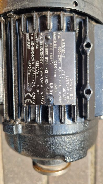 Silnik eletryczny 3-fazowy używany
