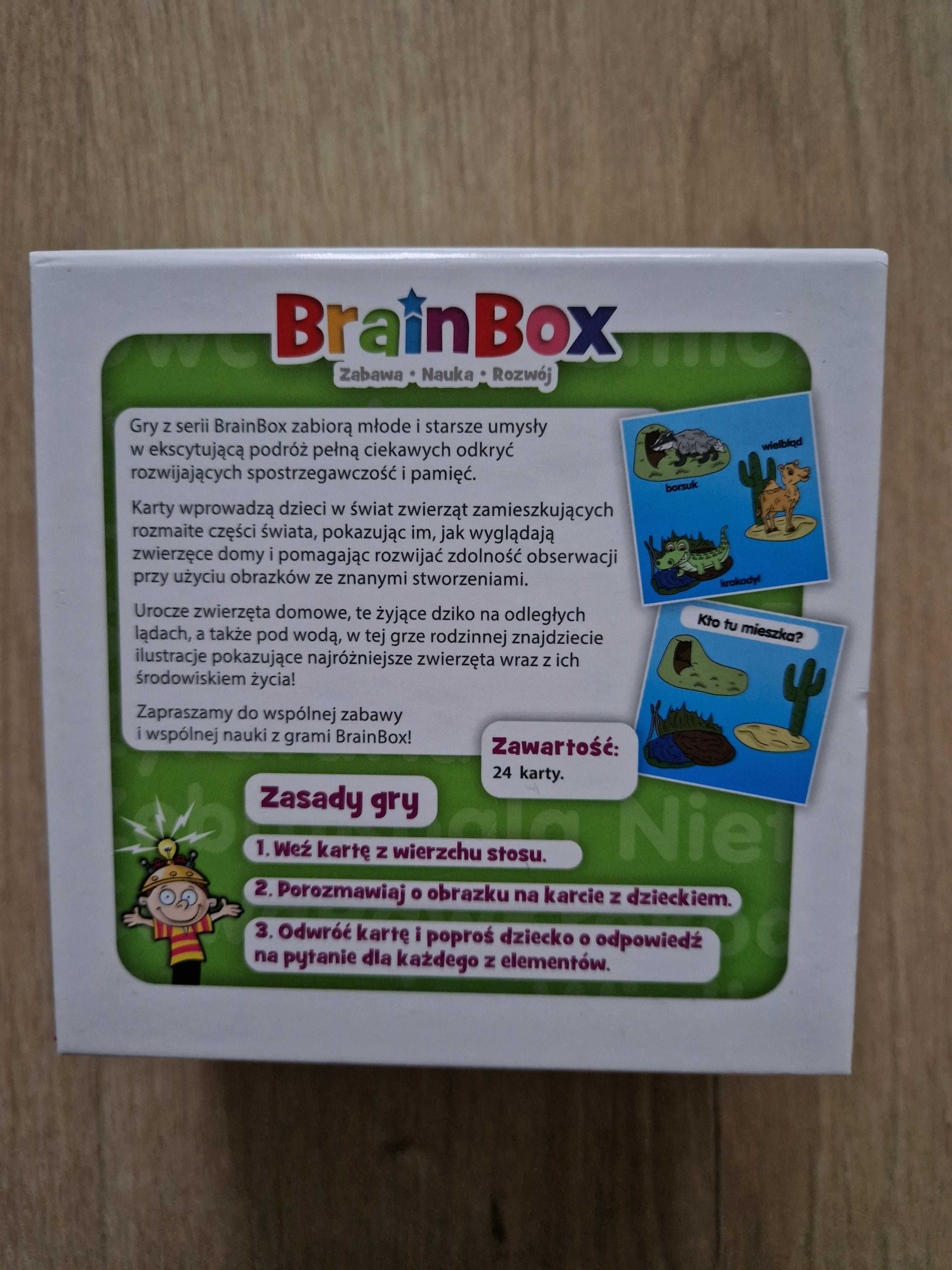 BrainBox Poznaję domy zwierząt Gra dla dzieci 4+