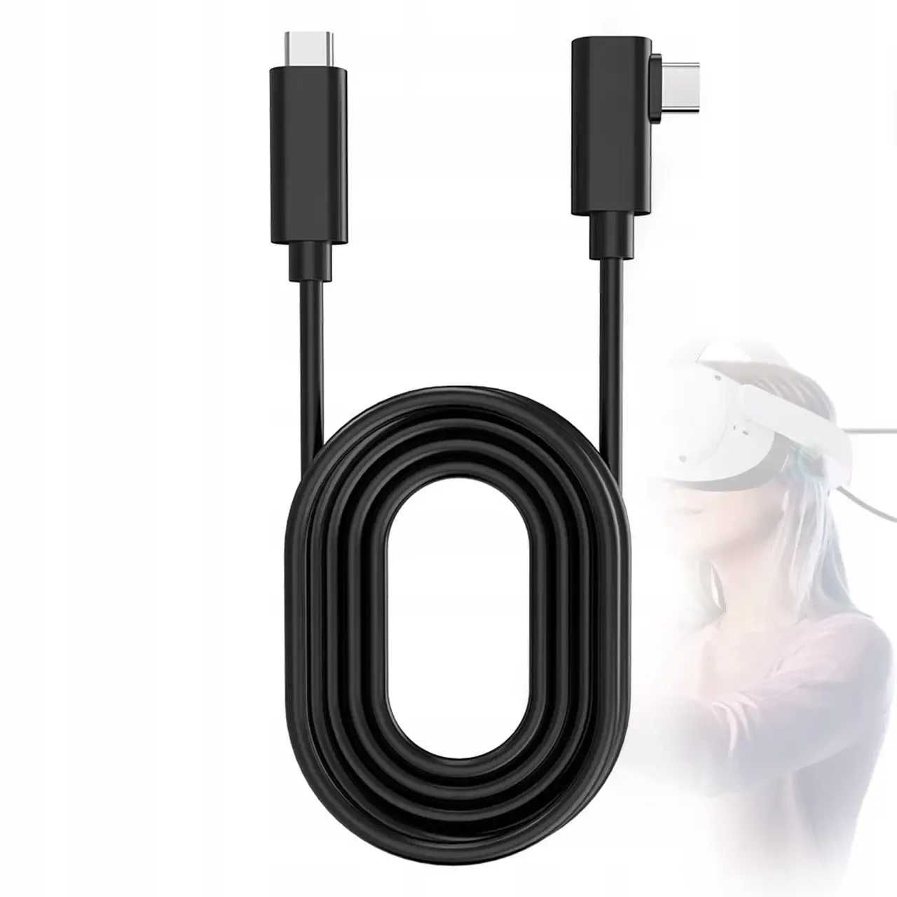 Кабель Oculus Link Type-C-Type-C, 5 м для Oculus Quest 1-3, Pico 4
