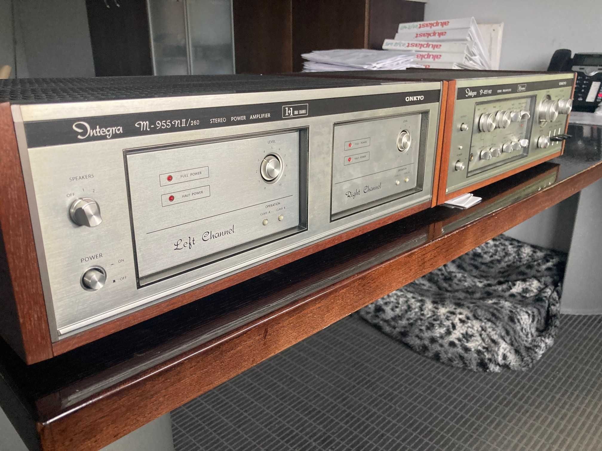 Hi-End Vintage Audio; Onkyo M-955NII + P-855NII + T-466 NII,