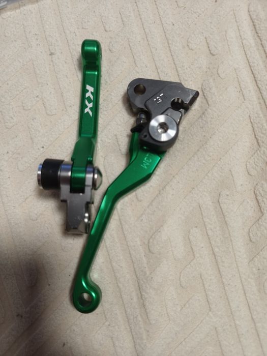 Manetes de embreagem para motocicleta, em alumínio, compatíveis com Ka