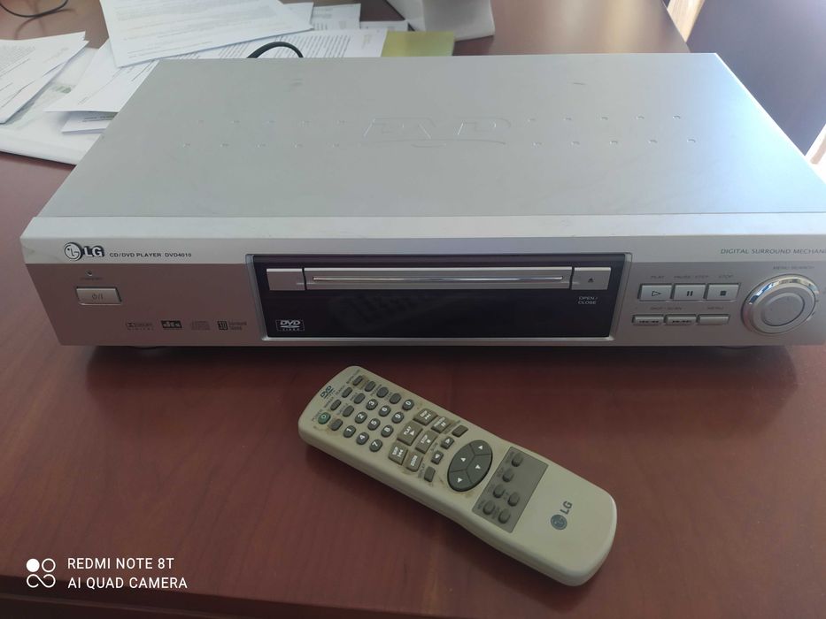 Leitor de DVD da  marca LG