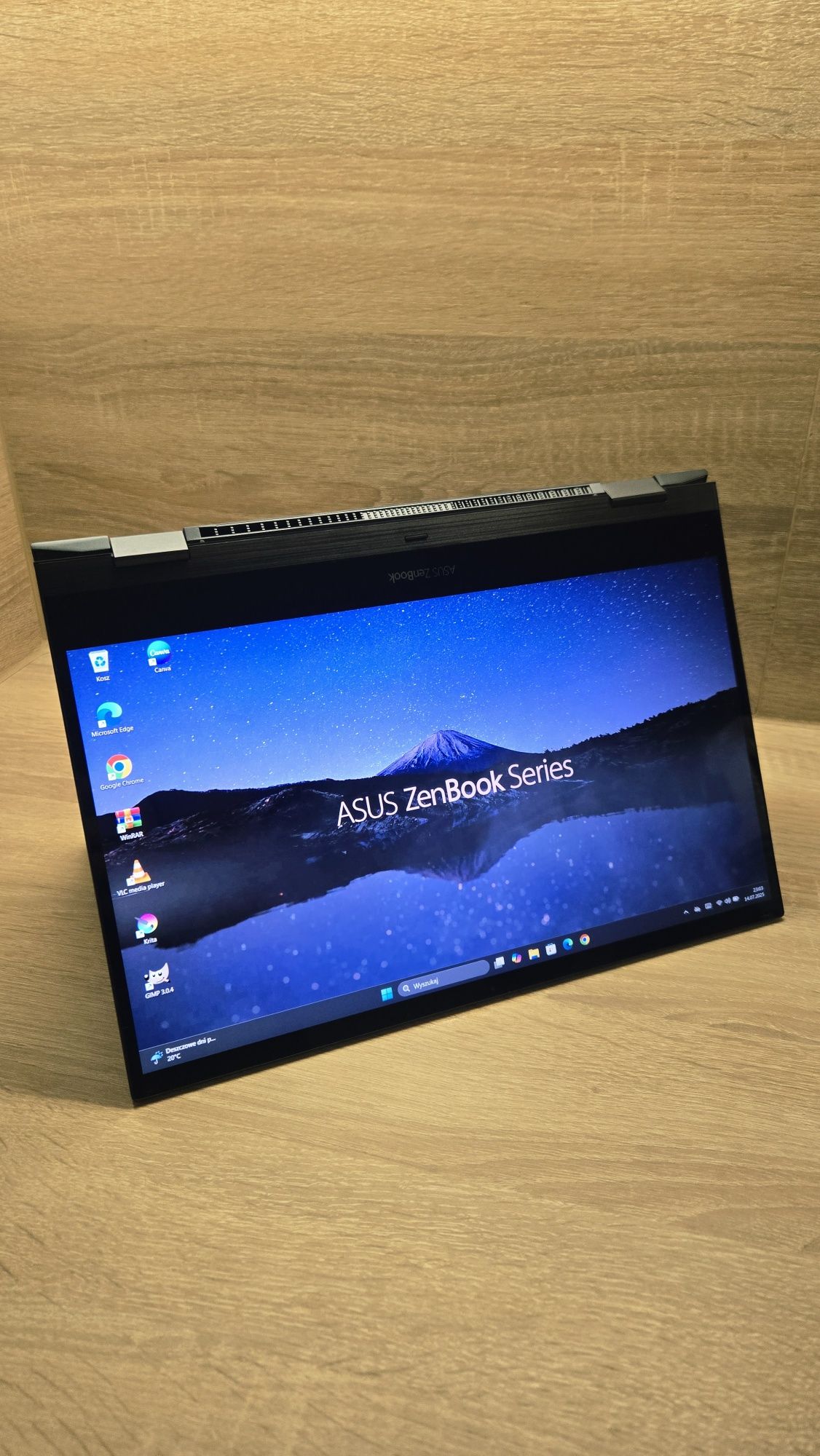 Laptop Asus Zenbook Flip Dotykowy  i5-1035G4 16GB DDR4 512GB SSD Win11