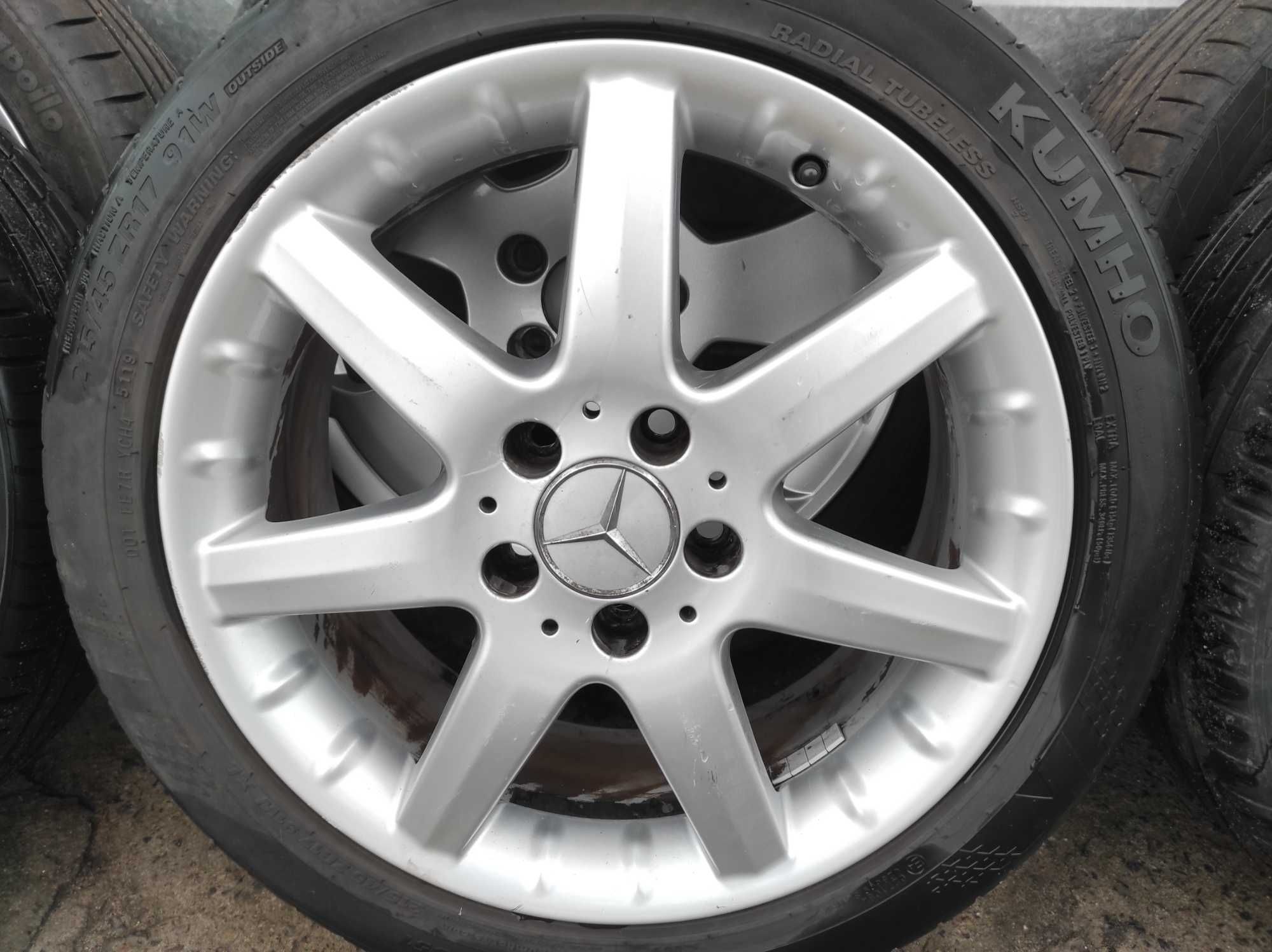 Mercedes A B klasa W169 felgi 17 cali z Niemiec 5 x 112