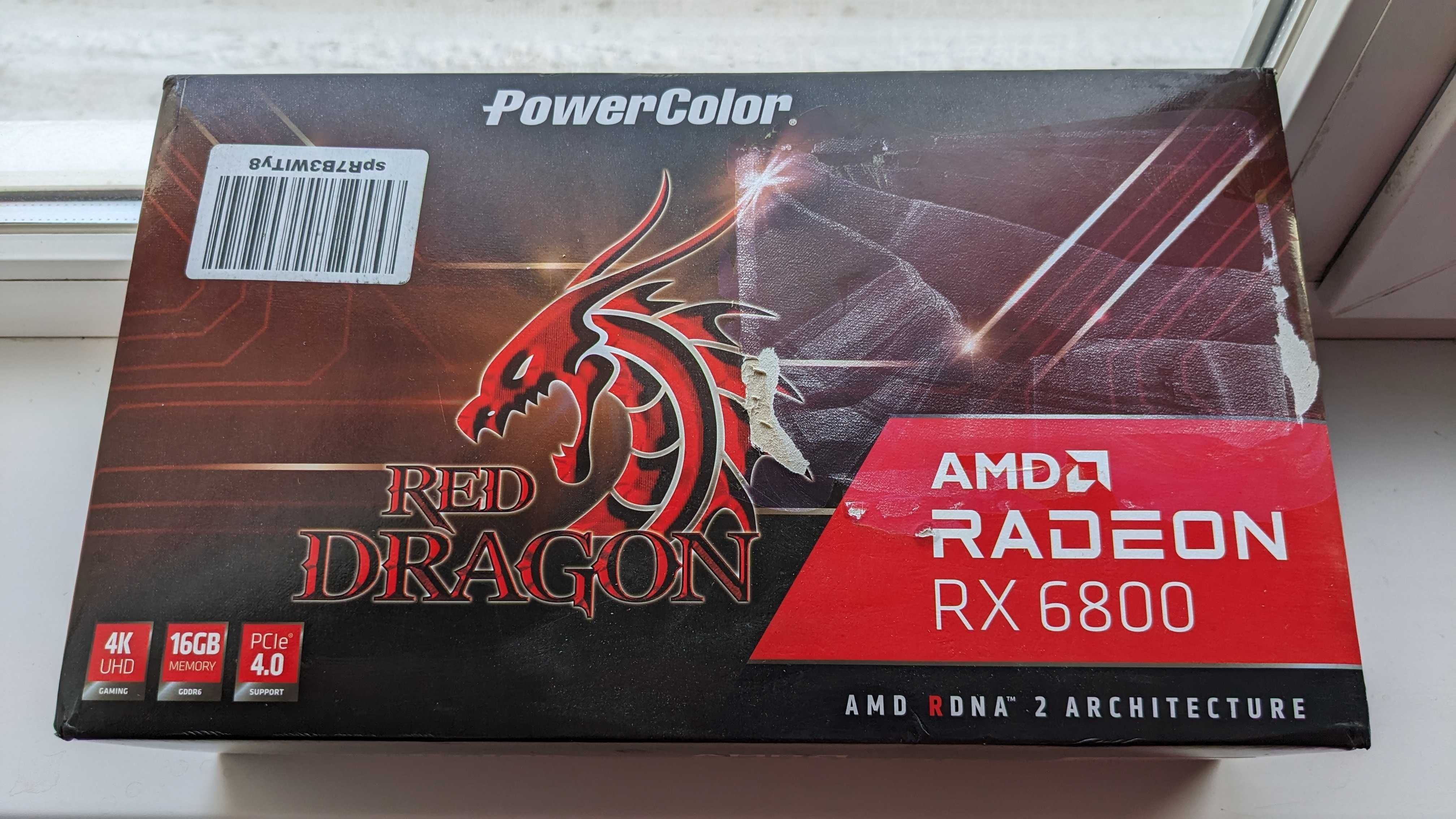 Видеокарта PowerColor Red Dragon AMD Radeon RX 6800 | 16 GB GDDR6