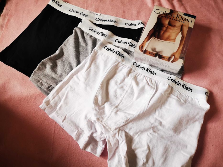 Zestaw bielizny tommy hilfiger hugo boss 3 pac bokserki meskie